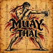 Muay Thai Cards Zeichen