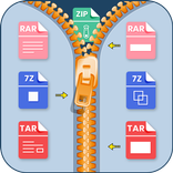 Easy zip and unzip extractor