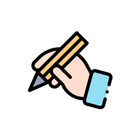 Handwriting notepad icon