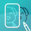 Tracing app with transparency APK