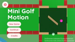 پوستر Mini Golf Motion