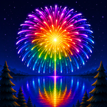 Fireworks Loop: Merge Idle