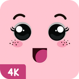 Süße Kawaii Hintergründe 4K
