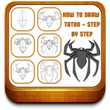 How to Draw Tattoo -Step by st