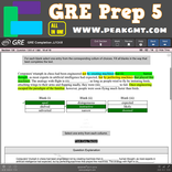 GRE Practice 5.0