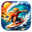 Wave Rider Game Zeichen