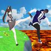 The floor is lava game parkour APK