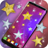 Gold and Silver Stars Magic Touch on Screen
