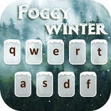Foggy winter animated keyboard