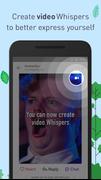 برنامه‌نما Whisper عکس از صفحه