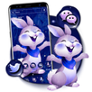 Cute Rainy Rabbit Theme APK