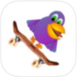Skateboarding Bird