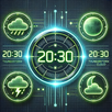 Weather Night Dock with clock APK
