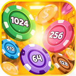 ”Merge Coins: 2048 Drop Puzzle