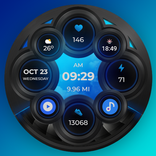”Av Window Digital Watch Face