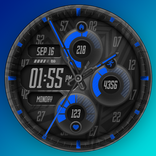 ”Violet Hybrid Watch Face