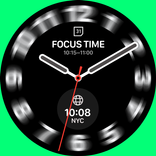 Focus Time Analog Watch Face