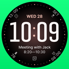 Mahogany Digital Watch Face icon